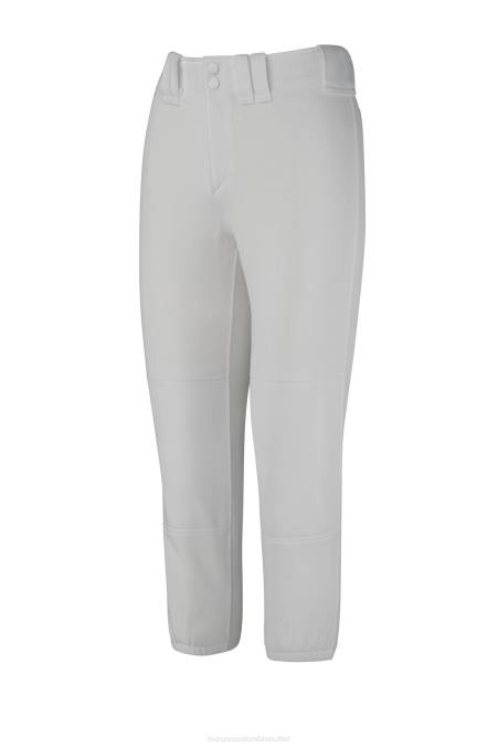 Mizuno pantalón de softball con cinturón mujer vestir gris(9191) 668F1912