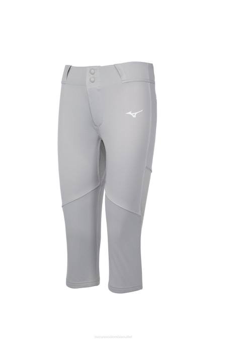 Mizuno pantalón de softball con ventilación aerodinámica mujer vestir gris(9191) 668F1887