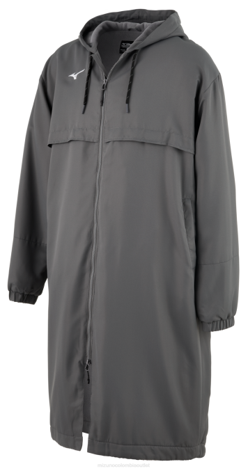 Mizuno parka del equipo unisexo vestir sombra tranquila (9i9i) 668F2671