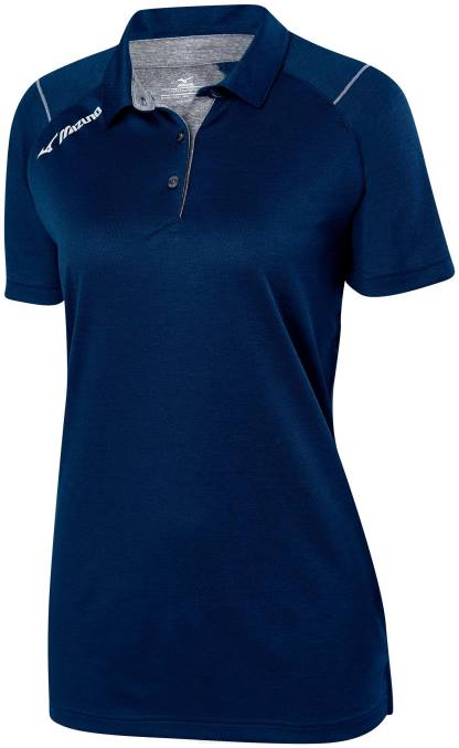 Mizuno polo de voleibol mujer vestir azul marino (5151) 668F2458