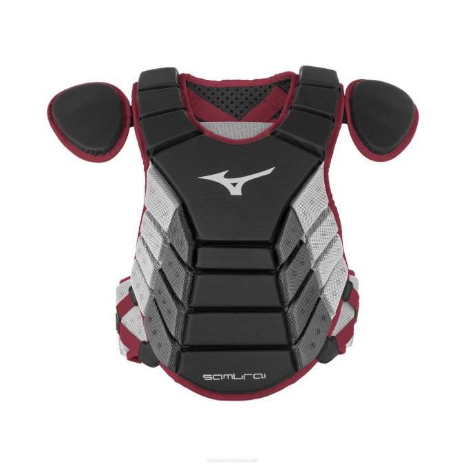 Mizuno protector de pecho de béisbol samurai 16 unisexo accesorios negro-granate(9068) 668F861