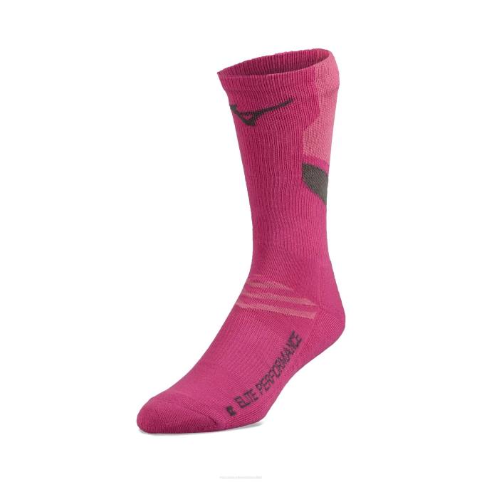 Mizuno runbird crew calcetines unisexo accesorios rosa impactante (1m1m) 668F394