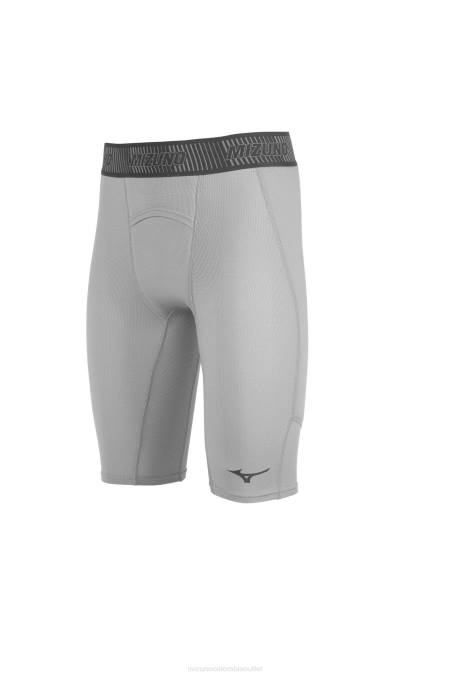 Mizuno shorts deslizantes acolchados aero vent juventud vestir gris(9191) 668F1484