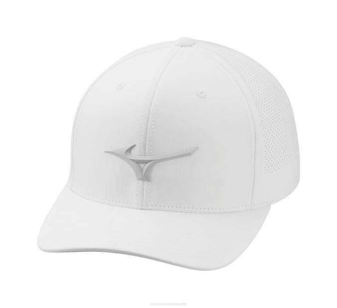 Mizuno sombrero de golf ajustable con ventilación unisexo accesorios blanco (0000) 668F420