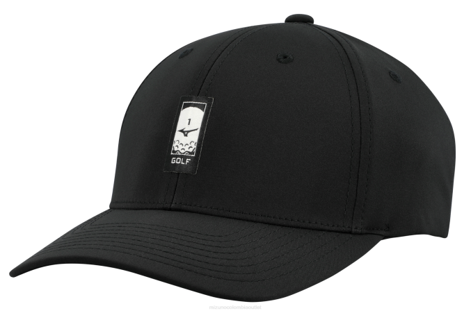 Mizuno sombrero de golf ajustable de mármol fresco unisexo accesorios negro (9090) 668F515