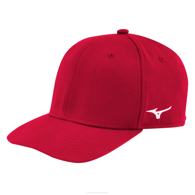 Mizuno sombrero profesional ajustado unisexo accesorios rojo (1010) 668F533