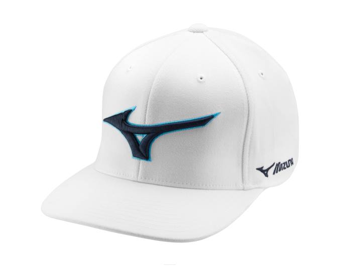 Mizuno sombrero snapback de diamantes unisexo accesorios blanco (0000) 668F1122