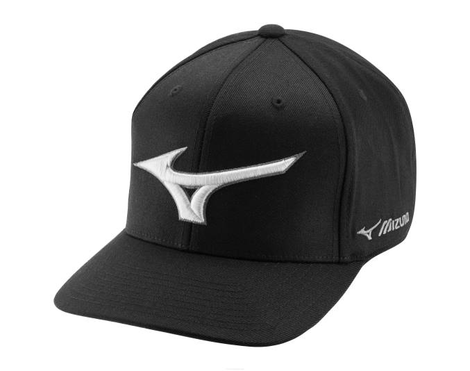 Mizuno sombrero snapback de diamantes unisexo accesorios negro (9090) 668F1123
