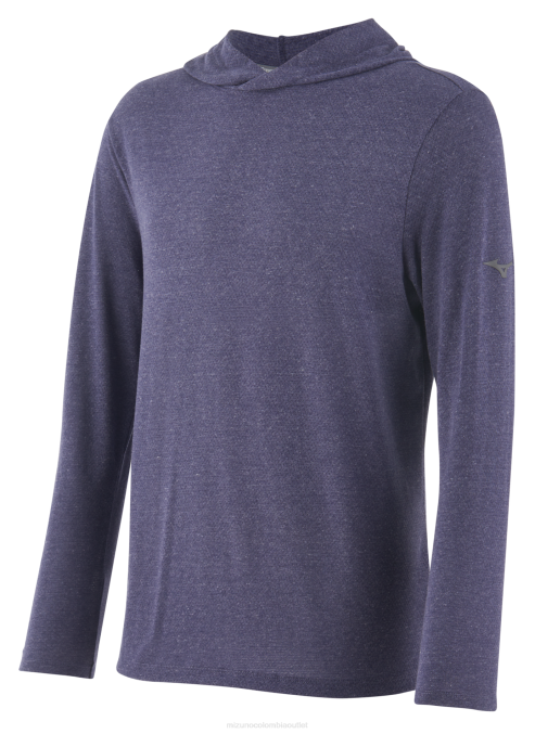Mizuno sudadera con capucha de entrenamiento infinito unisexo vestir azul marino (5151) 668F1284