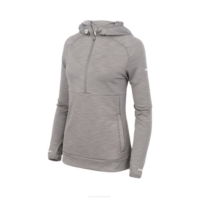 Mizuno sudadera con capucha infinity running mujer vestir sombra tranquila (9i9i) 668F219