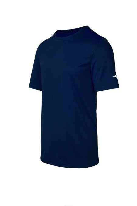 Mizuno tee juventud vestir azul marino (5151) 668F1509