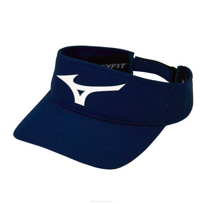 Mizuno visera de diamantes unisexo accesorios azul marino-blanco (5100) 668F817