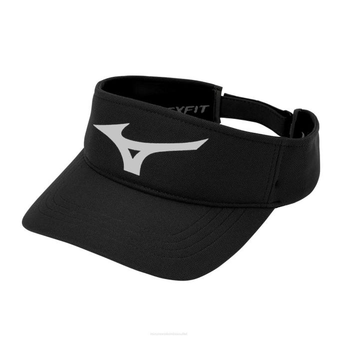 Mizuno visera de diamantes unisexo accesorios negro-gris(9091) 668F816