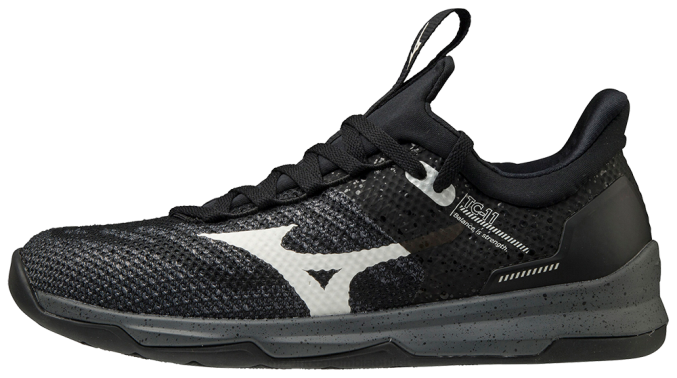 Mizuno zapatilla de entrenamiento tc-11 mujer zapatos negro-blanco (9000) 668F2689