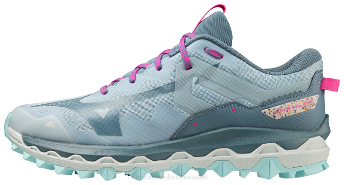 Mizuno zapatilla de trail running wave mujin 9 mujer zapatos nomeolvides-nimbuscloud(5m0a) 668F4