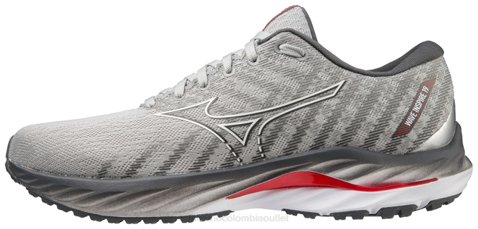 Mizuno zapatilla para correr wave inspire 19 hombres zapatos Harbormist-blanco (hm00) 668F43