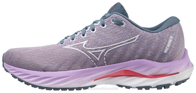 Mizuno zapatilla para correr wave inspire 19 mujer zapatos glicina-chinablue(6bcl) 668F55
