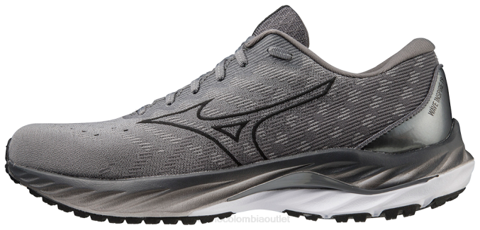 Mizuno zapatillas de correr wave inspire 19 ssw hombres zapatos ultimategrey-black(ug90) 668F48