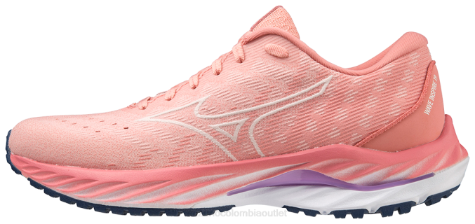 Mizuno zapatillas de correr wave inspire 19 ssw mujer zapatos peachbud-vaporousgrey(22vg) 668F57