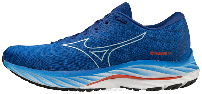 Mizuno zapatillas de correr wave rider 26 hombres zapatos agua helada supersónica (sniw) 668F117