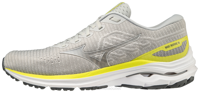 Mizuno zapatillas de running wave inspire 18 waveknit hombres zapatos ultimategrey(ugug) 668F146