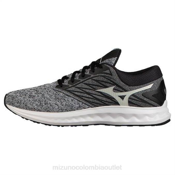 Mizuno zapatillas polaris wave hombres zapatos gris jaspeado (9595) 668F1619