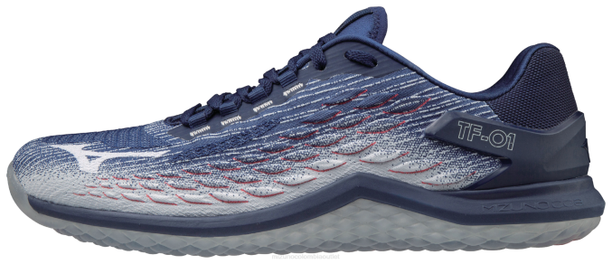 Mizuno zapato de entrenamiento tf-01 hombres zapatos reflejo azul (rbrb) 668F2693