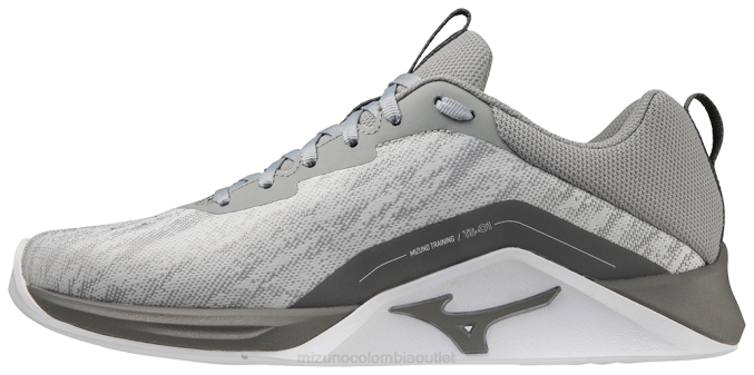 Mizuno zapato de entrenamiento ts-01 mujer zapatos gris-blanco (9100) 668F2707