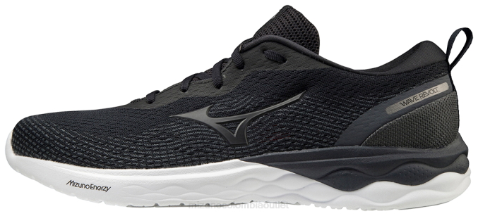 Mizuno zapato de entrenamiento wave revolt hombres zapatos negro-blanco (9000) 668F2704