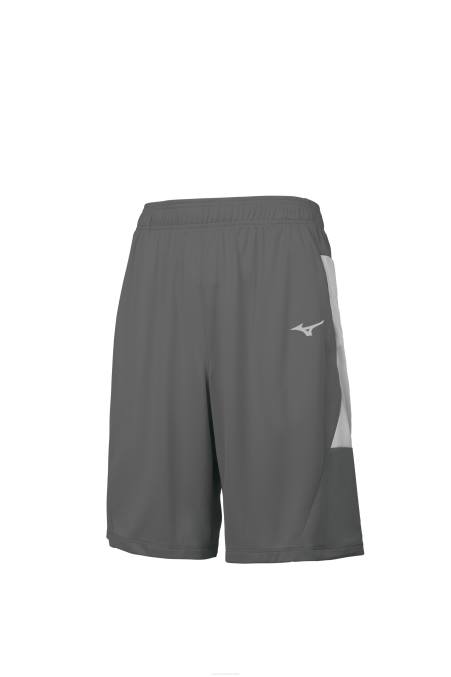 Mizuno aerolito corto juventud vestir gris carbón 668F1574