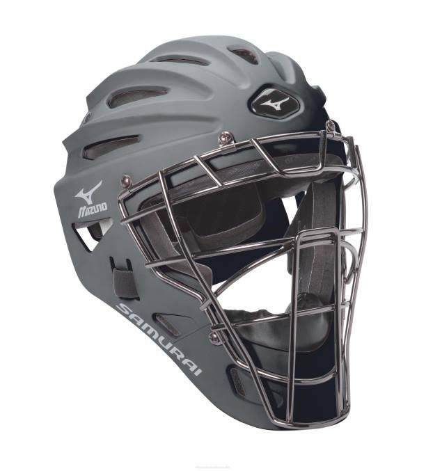 Mizuno casco de receptor de béisbol samurai g4 juventud accesorios gris(9191) 668F946