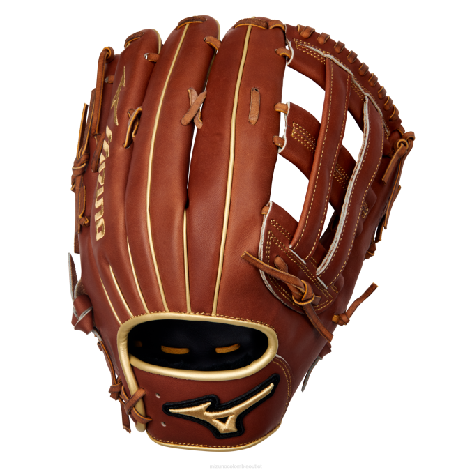 Mizuno Guante de béisbol Pro Select Outfield con bolsillo de 12,75" de profundidad unisexo accesorios marrón (fr80) 668F589