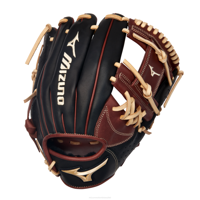 Mizuno guante de béisbol prime elite infield 11.75" unisexo accesorios negro-marrón (r980) 668F578