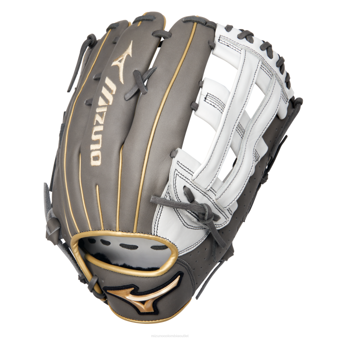 Mizuno guante de beisbol prime elite outfield 12.75" unisexo accesorios gris-blanco (r730) 668F558