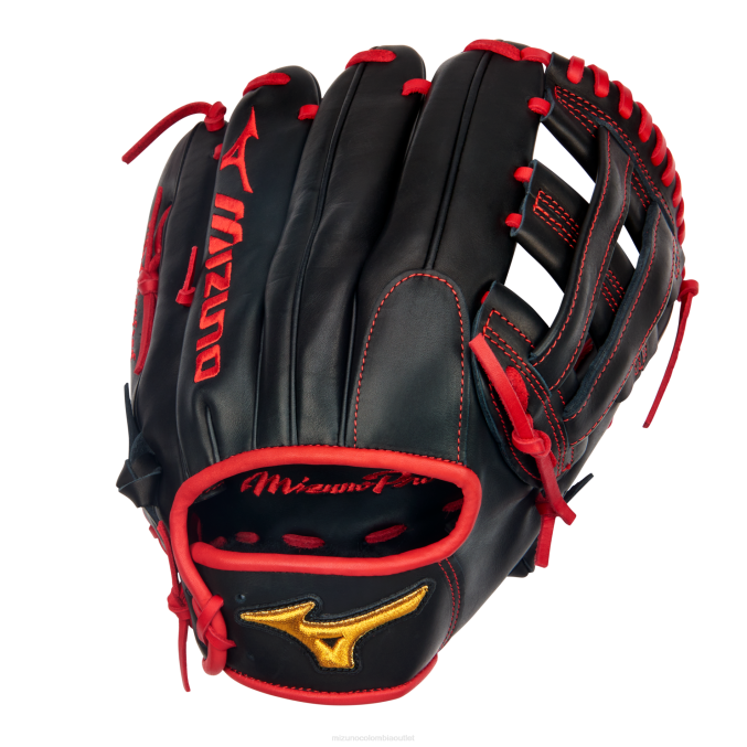 Mizuno guante de beisbol pro austin riley 11.75" unisexo accesorios negro-rojo (r901) 668F596