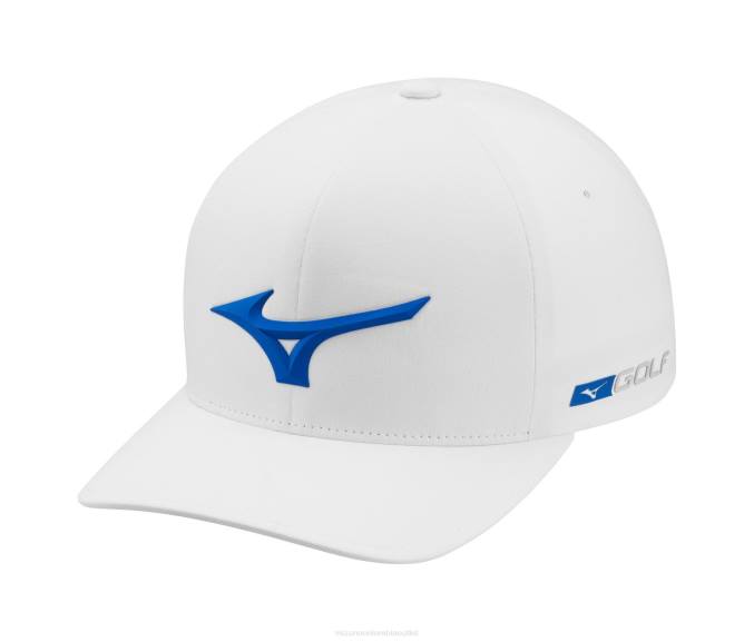 Mizuno gorra de golf ajustada tour delta unisexo accesorios blanco (0000) 668F414