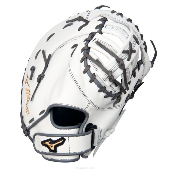 Mizuno MVP Prime guante de primera base de sóftbol de lanzamiento rápido de 13" unisexo accesorios blanco-gris(r091) 668F1655