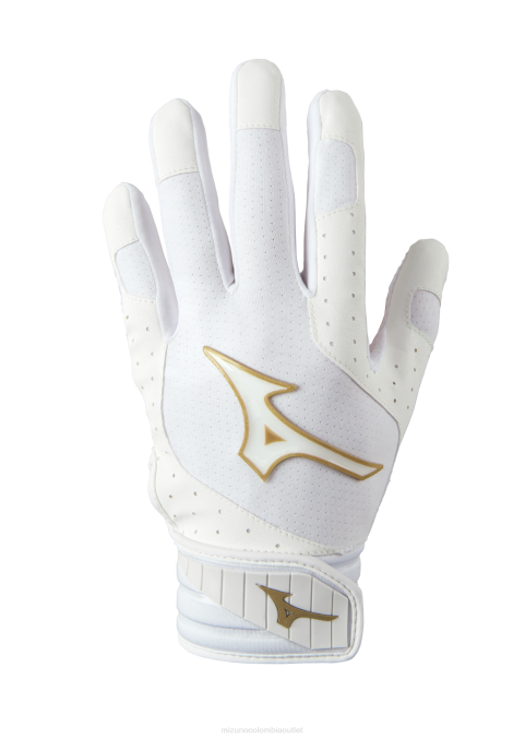 Mizuno Guante de bateo acolchado de softbol Finch mujer accesorios oro blanco(0074) 668F1686