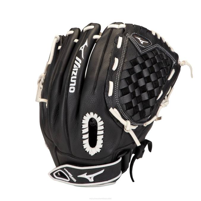 Mizuno Guante de softbol prospect select fastpitch 12" unisexo accesorios negro (fr90) 668F1721