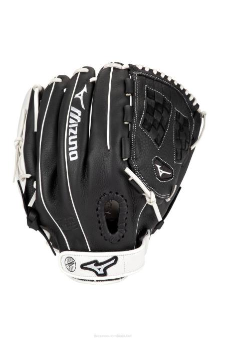 Mizuno guante de sóftbol de lanzamiento rápido serie franquicia 12.5" unisexo accesorios negro (fr90) 668F1706