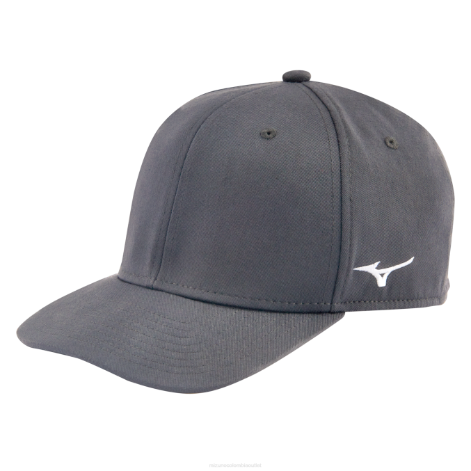 Mizuno sombrero profesional ajustado unisexo accesorios gris(9191) 668F536