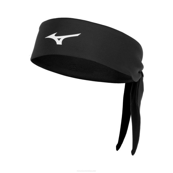 Mizuno diadema anudada unisexo accesorios negro (9090) 668F2608