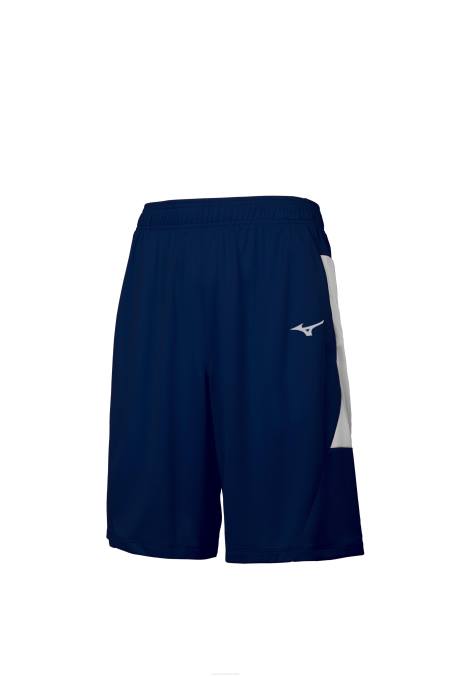 Mizuno aerolito corto juventud vestir azul marino-carbón 668F1571