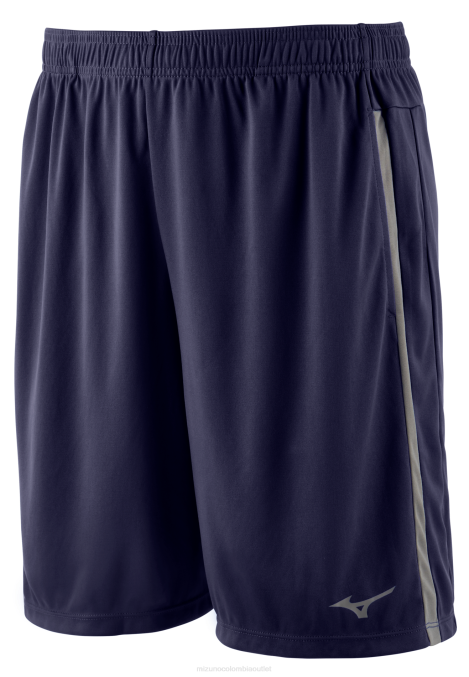 Mizuno pantalón corto de entrenamiento icon 6" chico vestir azul marino-carbón 668F1360