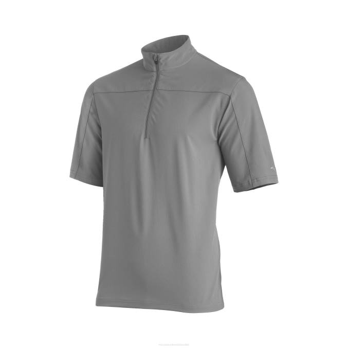 Mizuno chaqueta de bateo de manga corta comp juventud vestir gris(9191) 668F1566