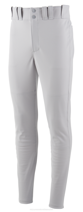 Mizuno pantalones de beisbol cónicos premier pro hombres vestir gris(9191) 668F1441