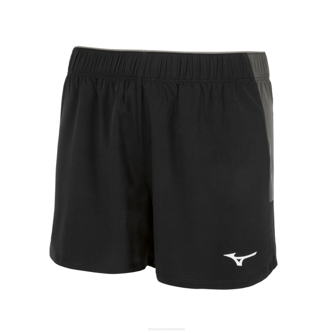 Mizuno alfa corto mujer vestir negro (9090) 668F2791
