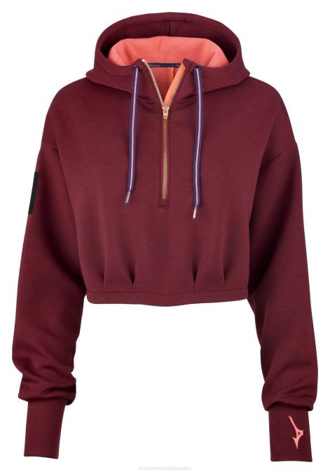 Mizuno sudadera con capucha de reputación de ronda rousey mujer vestir puerto leonado(6d6d) 668F2720