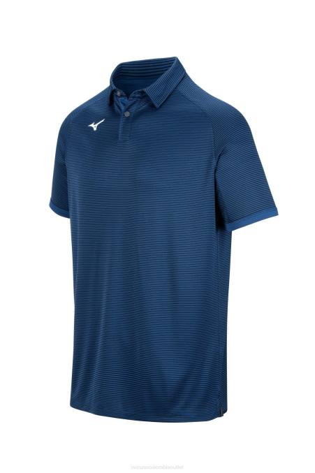 Mizuno polo explorador hombres vestir azul marino (5151) 668F2745