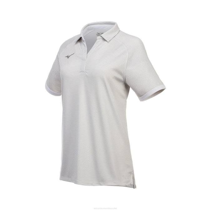 Mizuno polo explorador mujer vestir blanco (0000) 668F2775